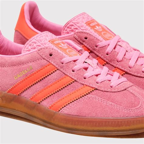 adidas originals gazelle indoor beam pink/solar red|Adidas Gazelle Indoor Beam Pink Solar Red Women's 8.